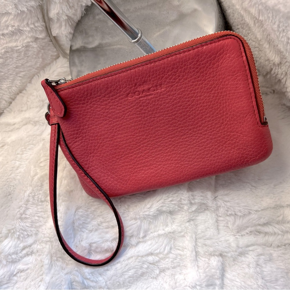 Coach Double Zip Wristlet